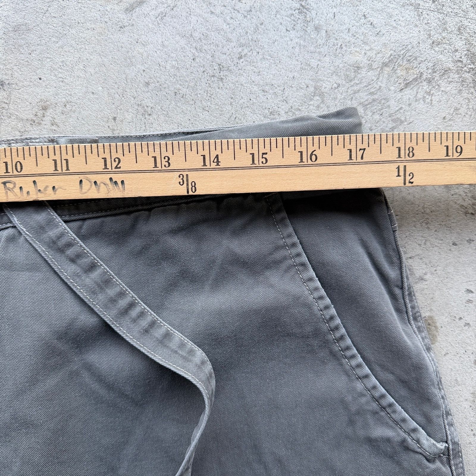Quicksilver Vintage surf Quiksilver Grey Cargo Pants Drawstring Size 34 Size US 34 / EU 50 - 7 Thumbnail