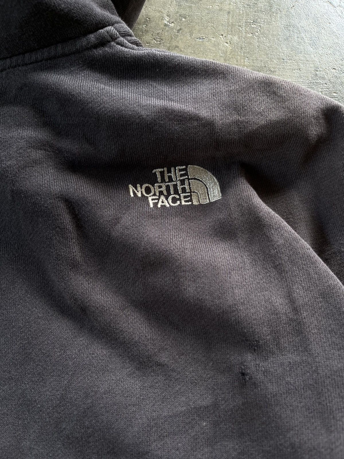 Japanese Brand × The North Face The North Face Big Logo Zipper Hoodie Distressed Size US L / EU 52-54 / 3 - 12 Thumbnail