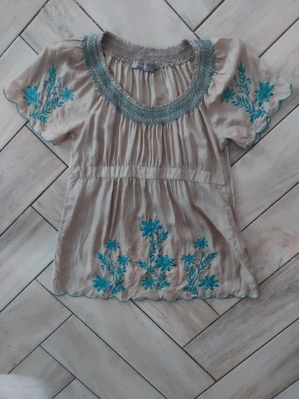 Vintage Vintage short sleeved top Size L / US 10 / IT 46 - 8 Thumbnail