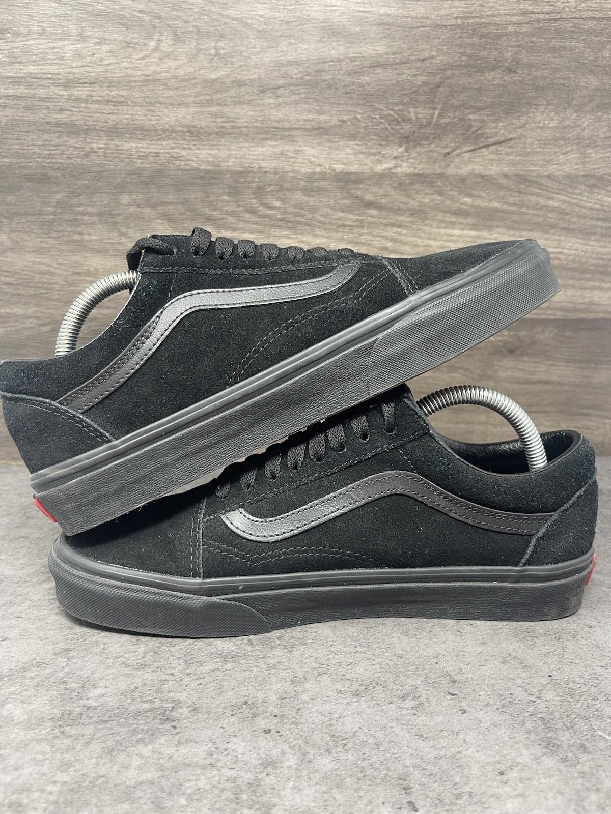 Vans Vans Old Skool Shoes Mens Size 8 Black Suede Low Top Size US 8 / EU 41 - 7 Thumbnail