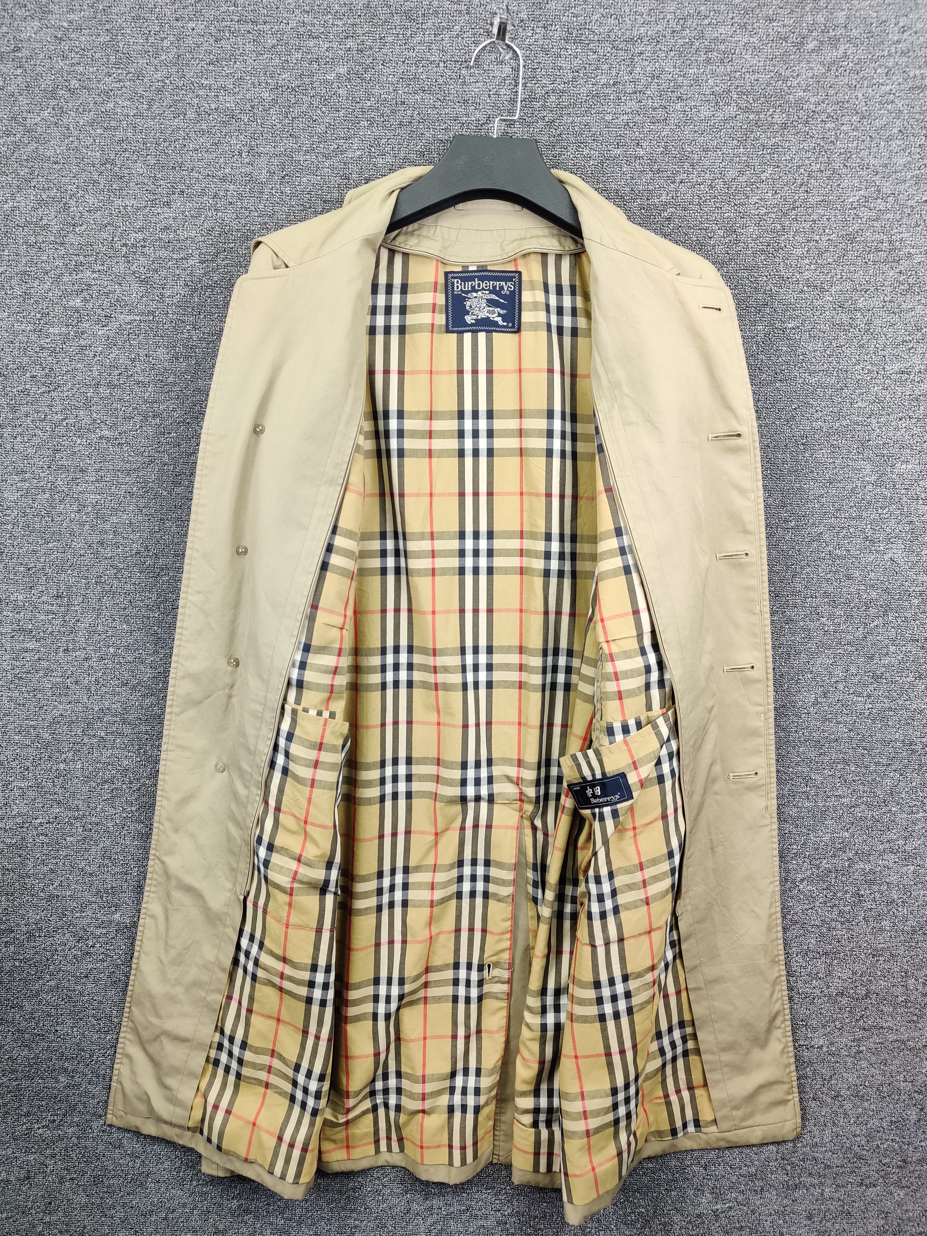 Burberry Vintage Burberrys Nova Check Trench Coat Size US L / EU 52-54 / 3 - 6 Thumbnail