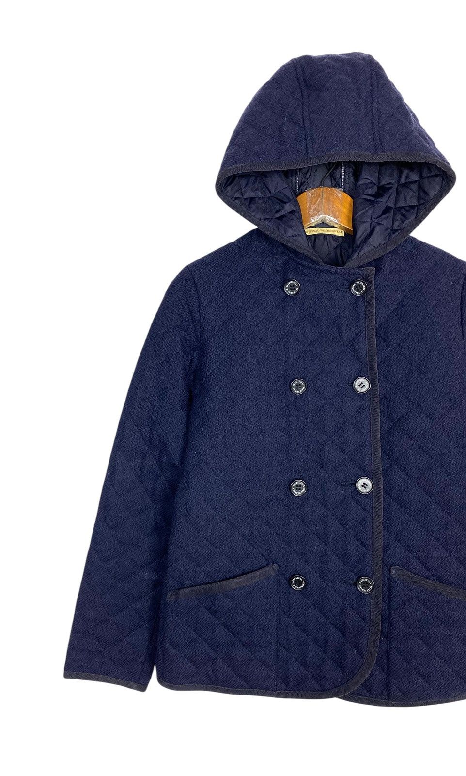 Traditional Weatherwear Rare‼️ Traditional Weatherwear Quilted Hoodie Size XS / US 0-2 / IT 36-38 - 2 Thumbnail