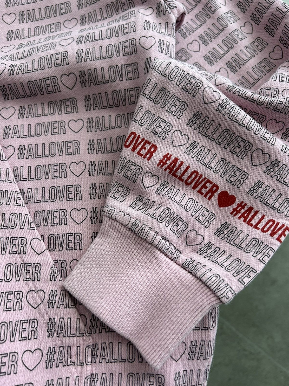 Valentino RED VALENTINO Pink Hoodie Allover Luxury Size XS / US 0-2 / IT 36-38 - 3 Thumbnail