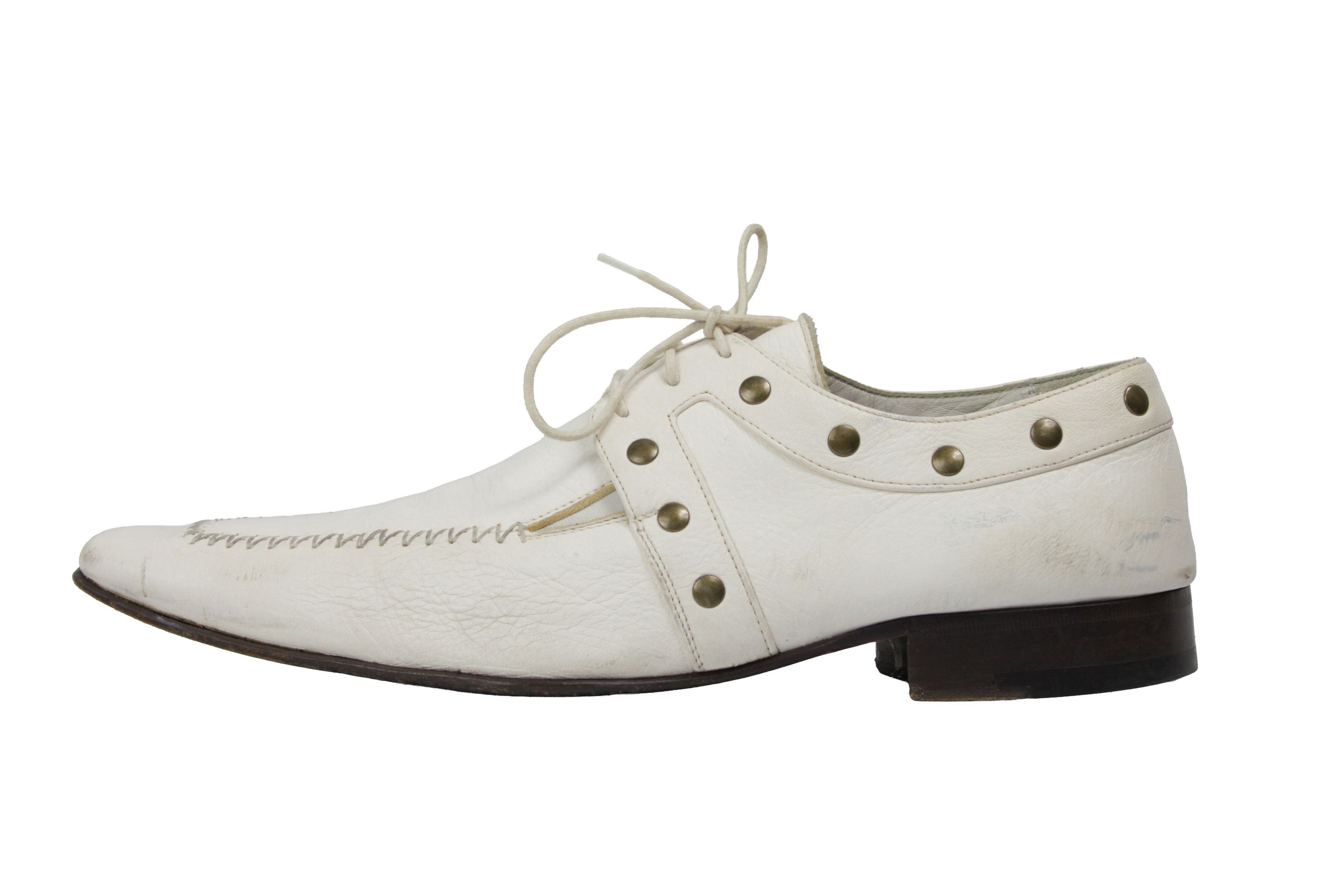 Paciotti 00S Y2K Avant Garde Studded Leather Derby Vintage Size US 11.5 / EU 44-45 - 1 Thumbnail