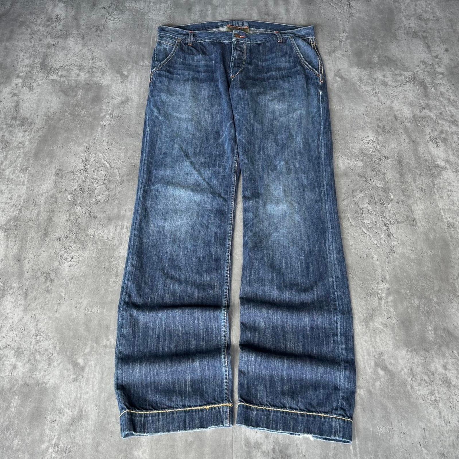 JNCO × Japanese Brand × Playboi Carti Vintage Y2K Baggy Grunge Opium Embroidered Carti Denim Jeans Size US 40 / EU 56 - 2 Thumbnail