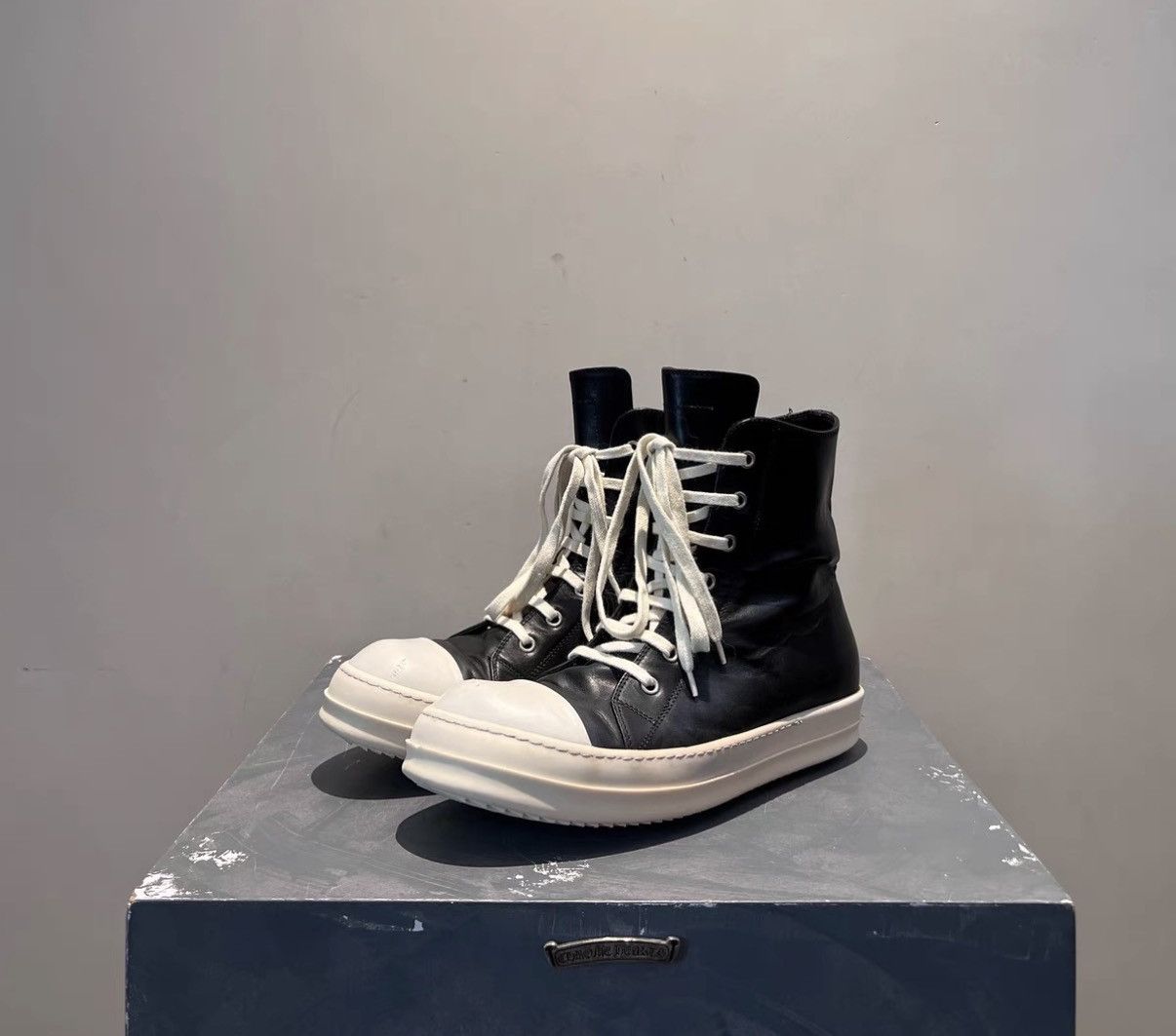 Rick Owens Rick Owens High-Top Converse-Inspired Sneakers Size US 8 / EU 41 - 1 Thumbnail