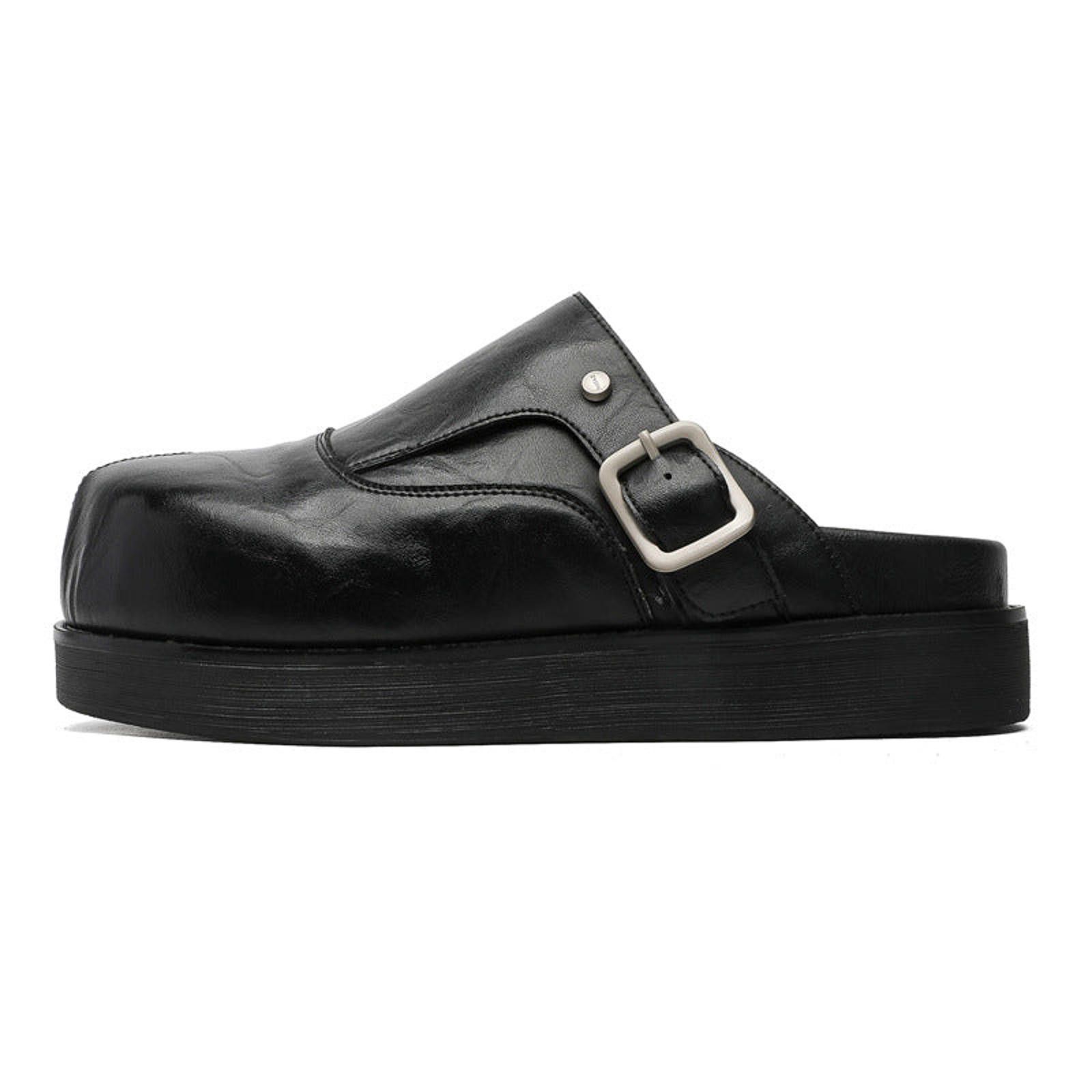Leather Leather Buckle Sandals - Thick Platform Size US 9 / EU 42 - 5 Thumbnail