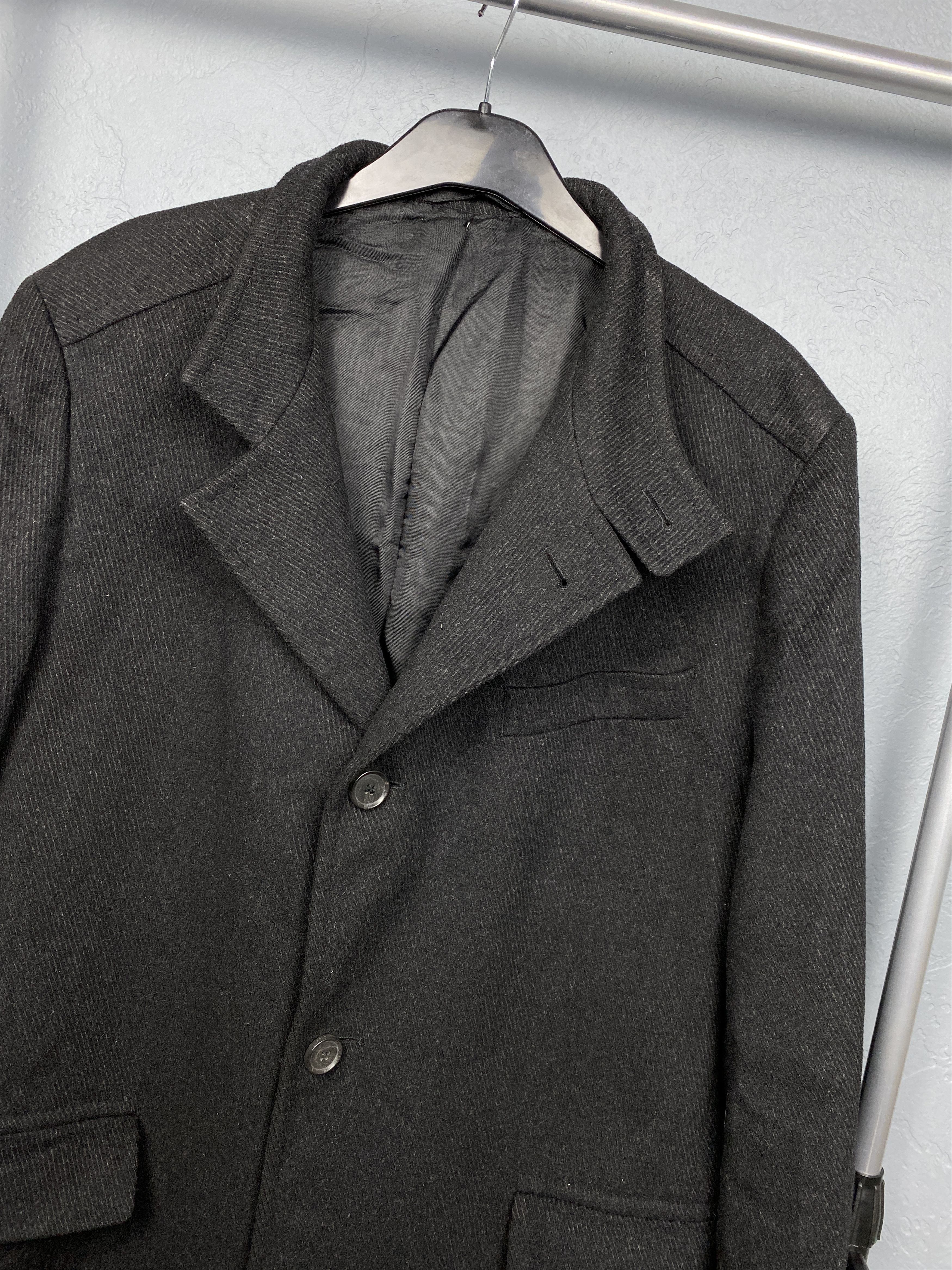 Hugo Boss Hugo Boss Vintage Mens Cashmere-Wool Coat Jacket Size US XL / EU 56 / 4 - 2 Thumbnail