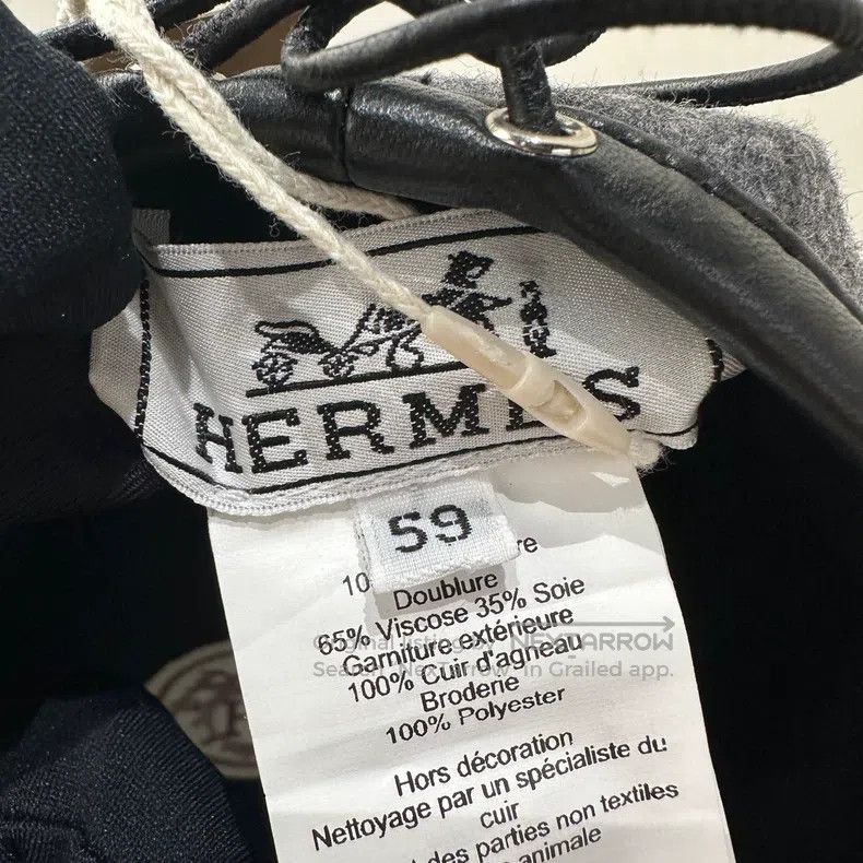 Hermes Hermes size 59 Cashmere goat fur beret Size ONE SIZE - 5 Thumbnail