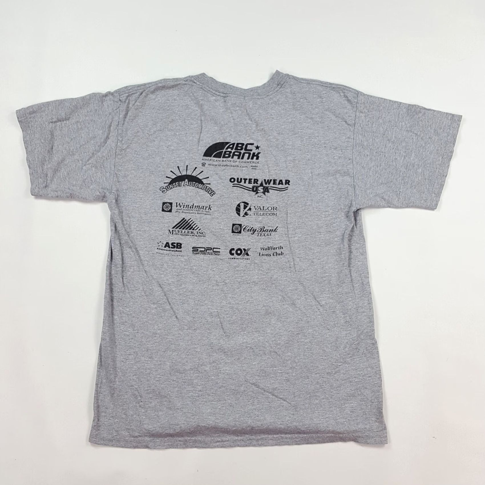 Gildan VINTAGE Y2K Cowboy Western T Shirt Gray Size L Gildan Short Sleeve Crew Neck Men XL? Size US L / EU 52-54 / 3 - 5 Thumbnail