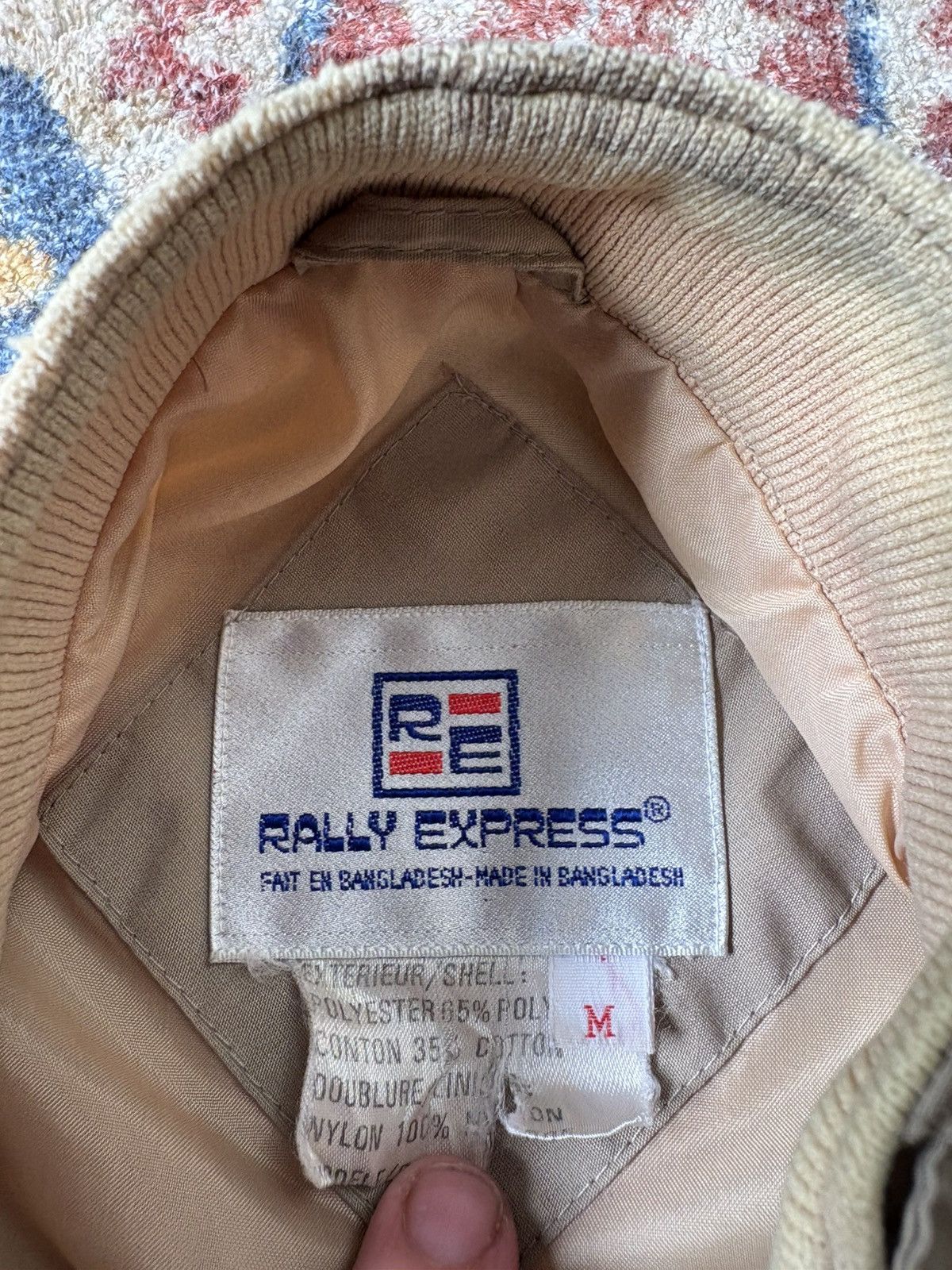 Vintage Vintage 80s Rally Express Zip-up Light Jacket Medium Size US M / EU 48-50 / 2 - 3 Thumbnail