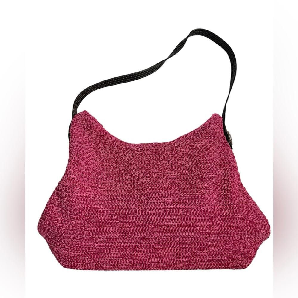 Designer NWOT Y2K Heart Pink Woven Shoulder Bag Size ONE SIZE - 7 Thumbnail