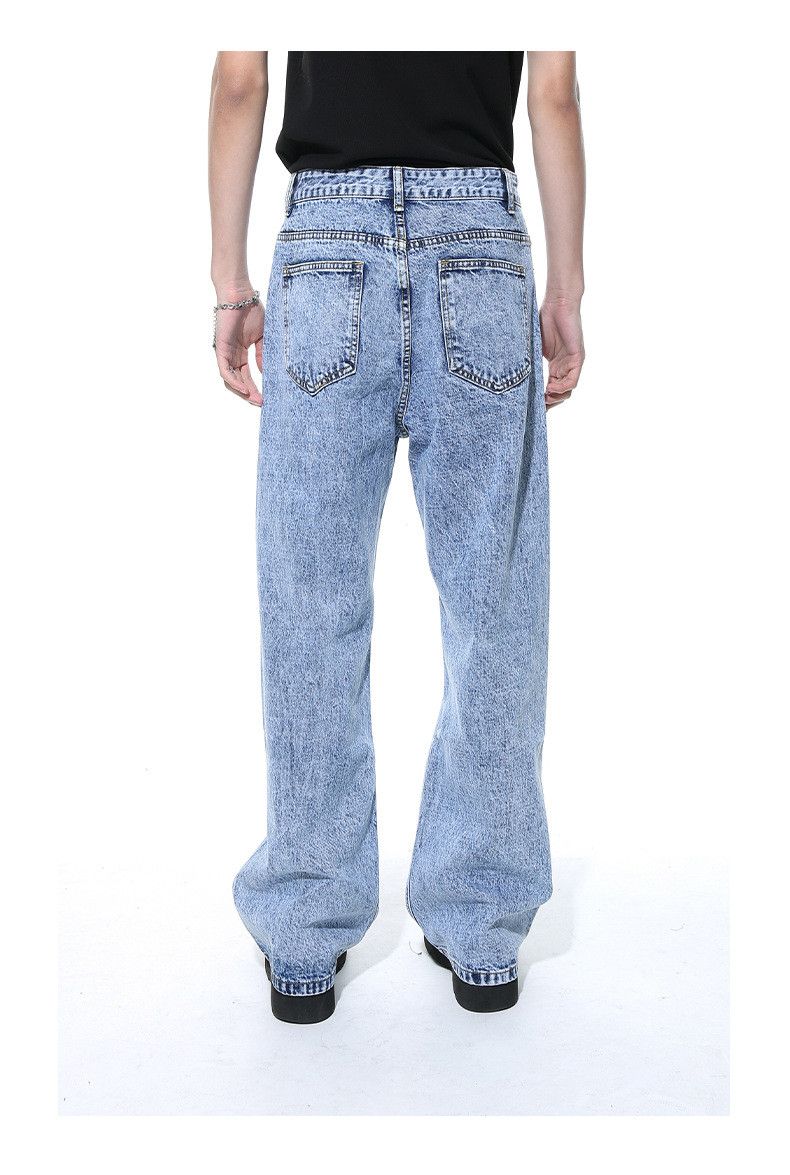 Japanese Brand × Jean Retro distressed washed straight casual jeans Size US 32 / EU 48 - 6 Thumbnail