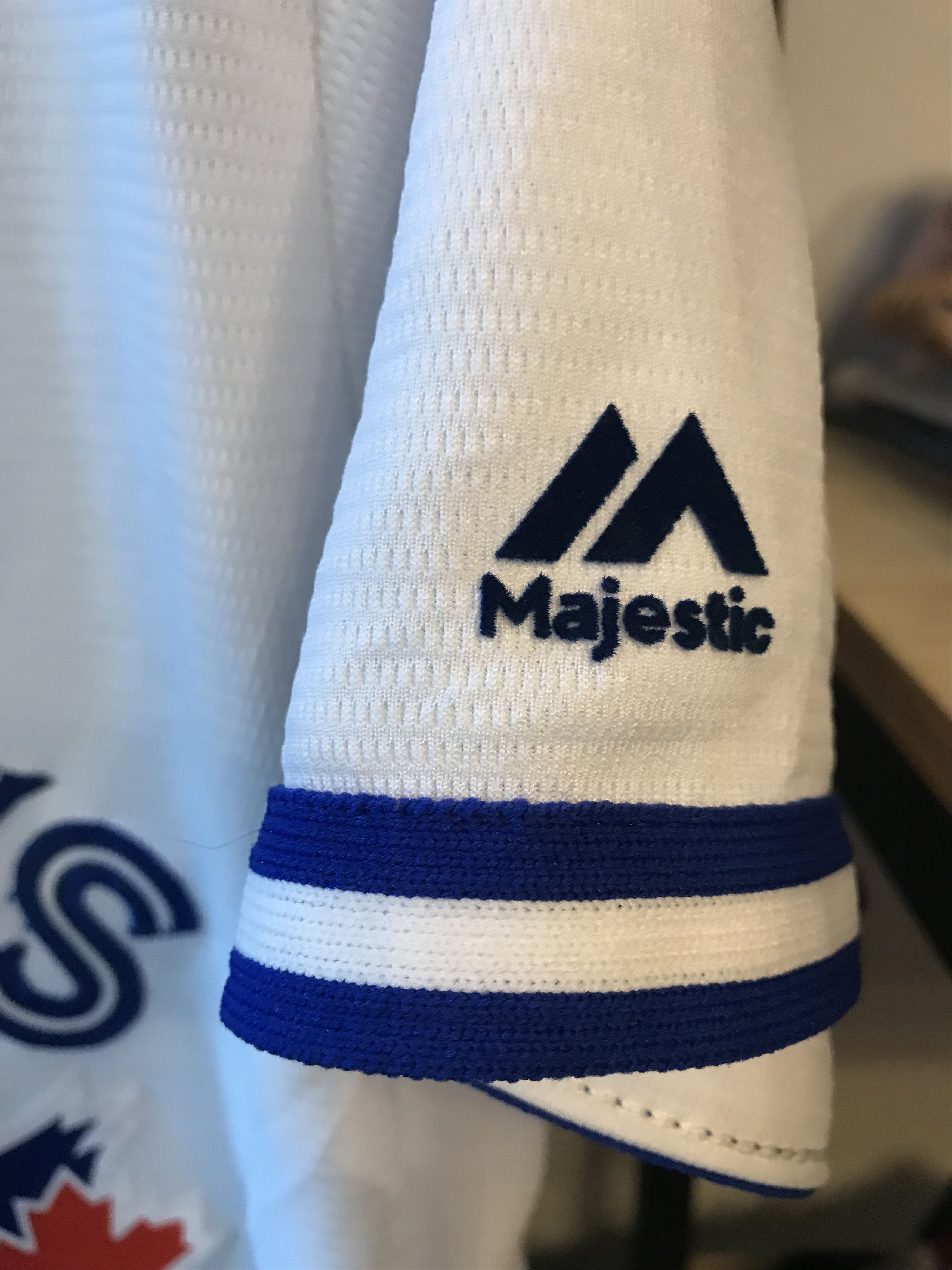 Majestic MADE IN USA BLUE JAYS MLB COOLBASE JERSEY Size US XL / EU 56 / 4 - 4 Thumbnail
