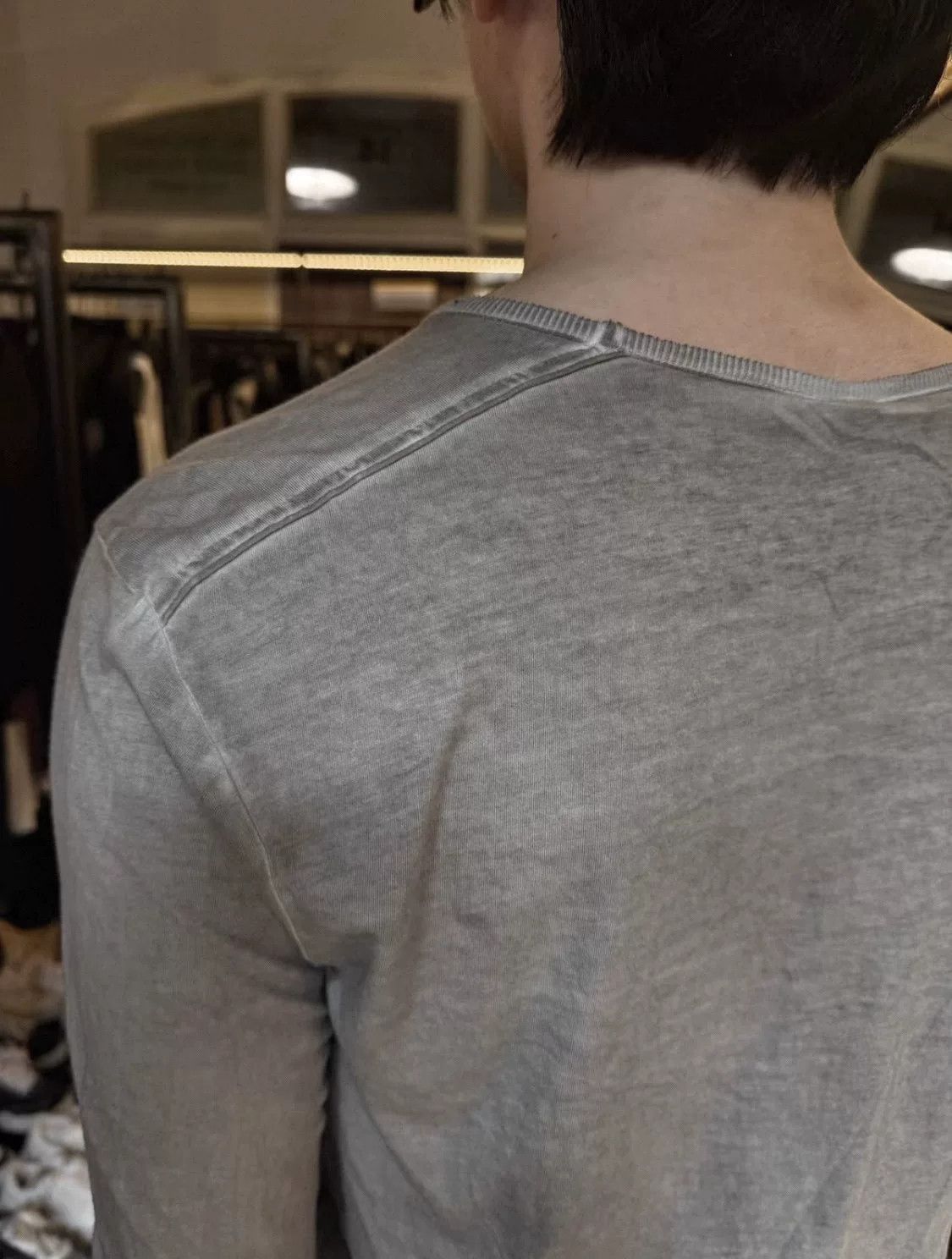 Damir Doma Damir Doma Gray Cold-Dyed Cotton Longsleeve Size US M / EU 48-50 / 2 - 7 Thumbnail