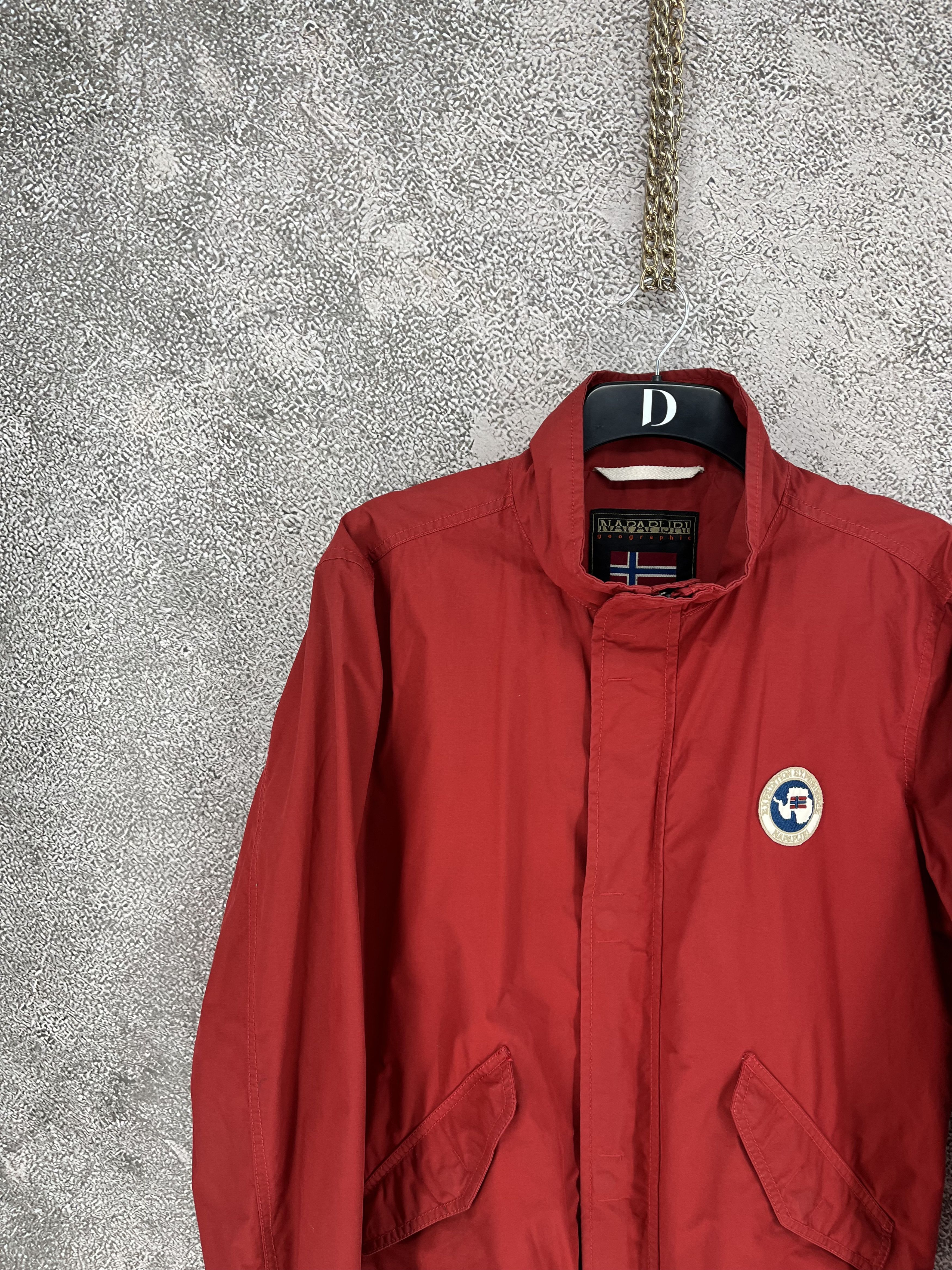 Napapijri Vintage y2k Napapijri Zip Jacket Red size XL Size US XL / EU 56 / 4 - 5 Thumbnail