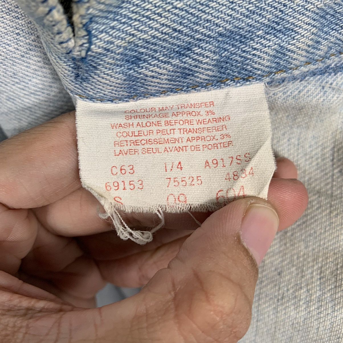 Levi's Vintage Levis 75525 Denim Jacket Size US S / EU 44-46 / 1 - 16 Thumbnail