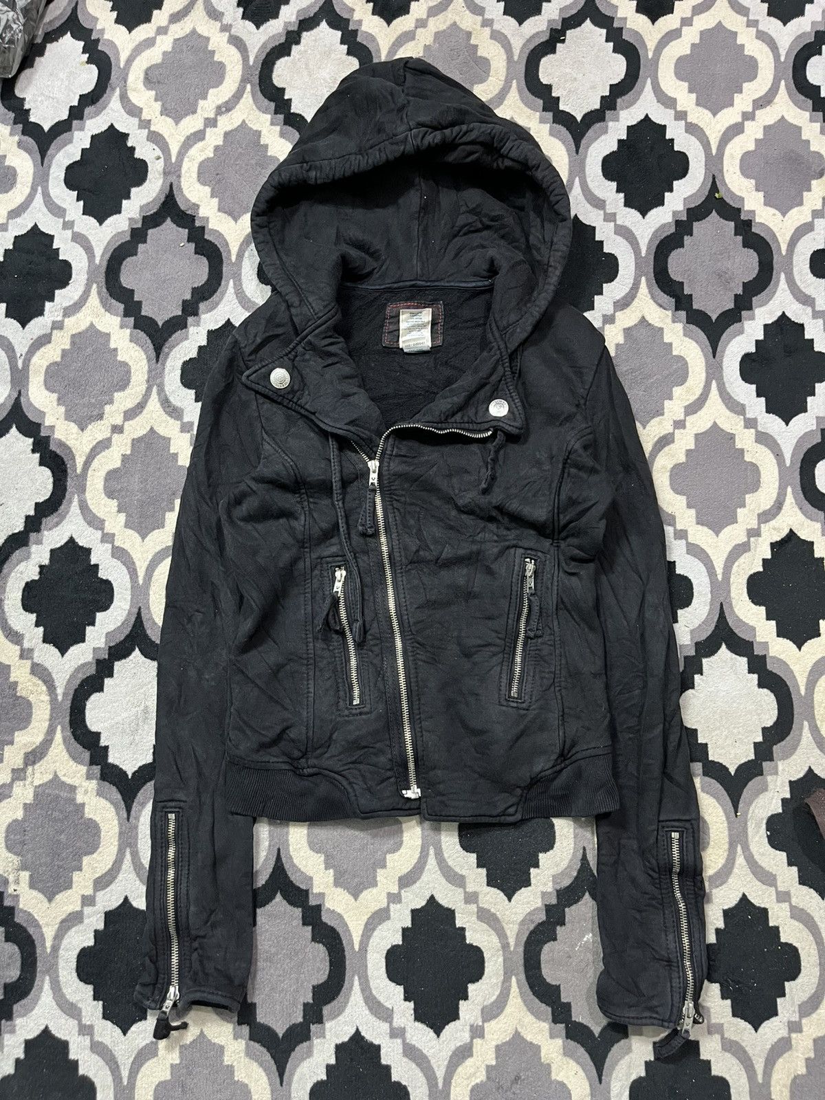 True Religion 2000s True religion punk moto jacket hoodie Size US S / EU 44-46 / 1 - 1 Thumbnail