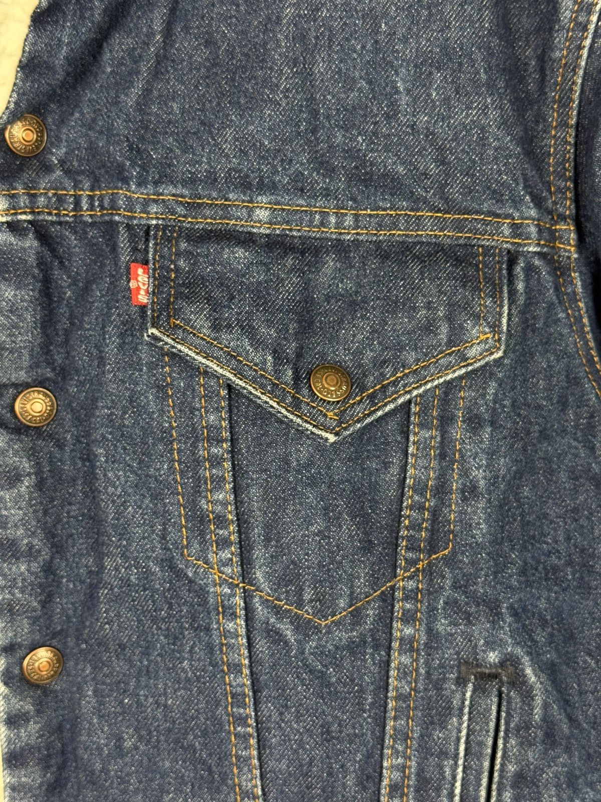Levi's 1990’s Vintage Levi’s Sherpa Denim Jacket Made in USA Size US XL / EU 56 / 4 - 9 Thumbnail