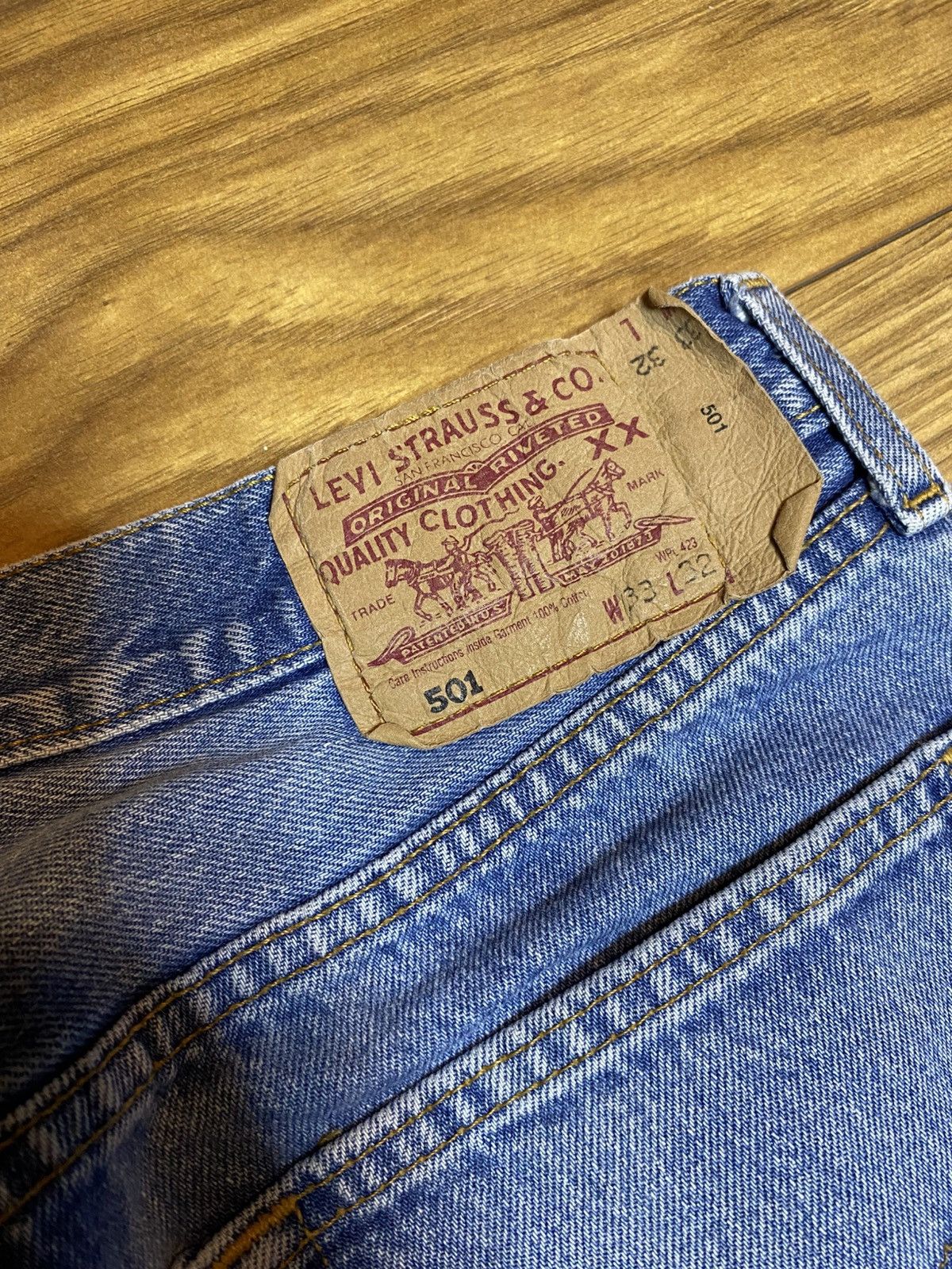 Levi's Levi’s 501 Vintage Denim Pants Y2k Swag Hype Size US 33 - 6 Thumbnail