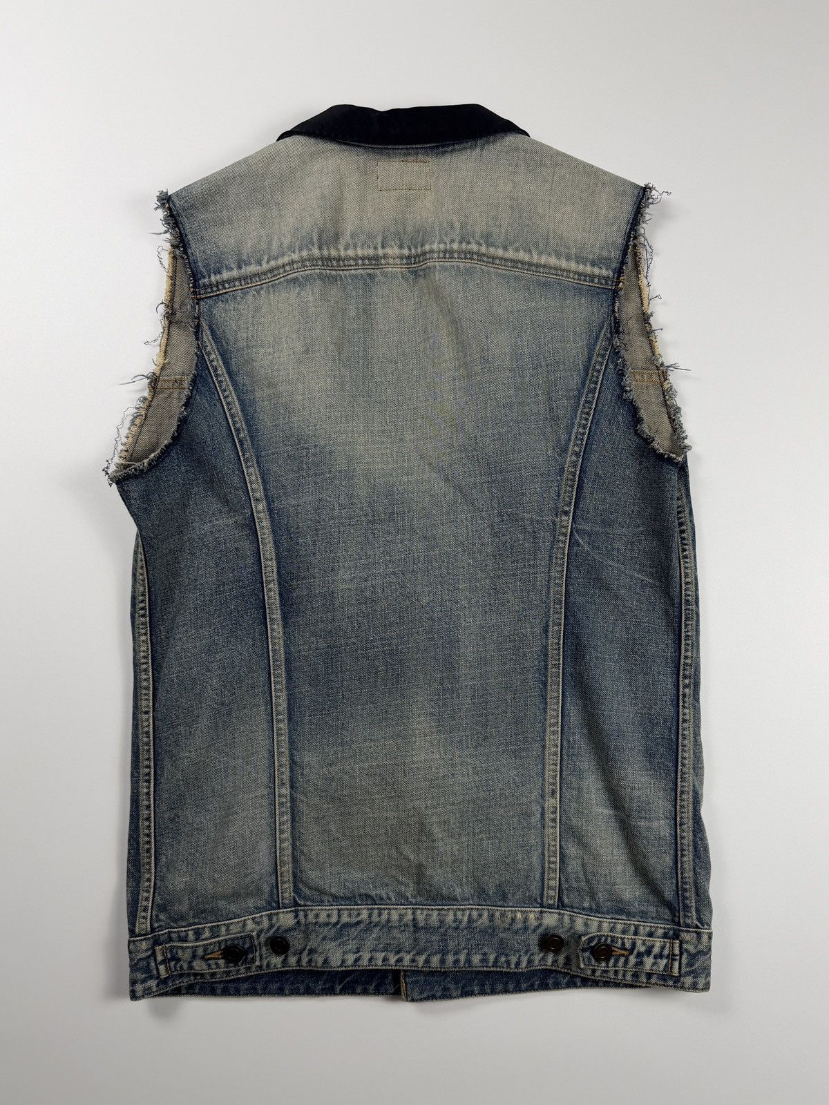 Saint Laurent Paris SS16 LE SMOKING DENIM VEST Size US M / EU 48-50 / 2 - 5 Thumbnail