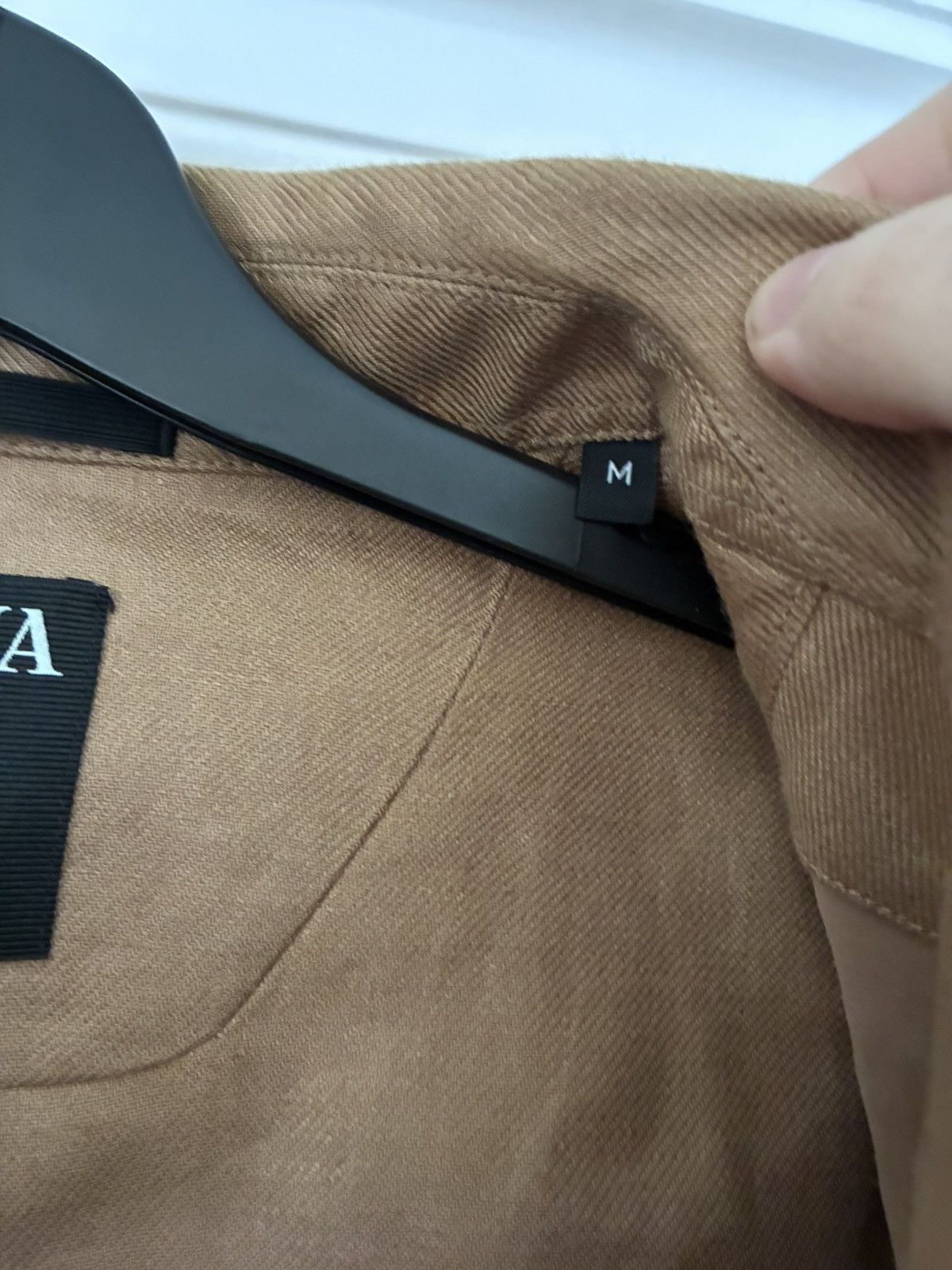 Ermenegildo Zegna Zegna camel linen overshirt size medium Size US M / EU 48-50 / 2 - 4 Thumbnail
