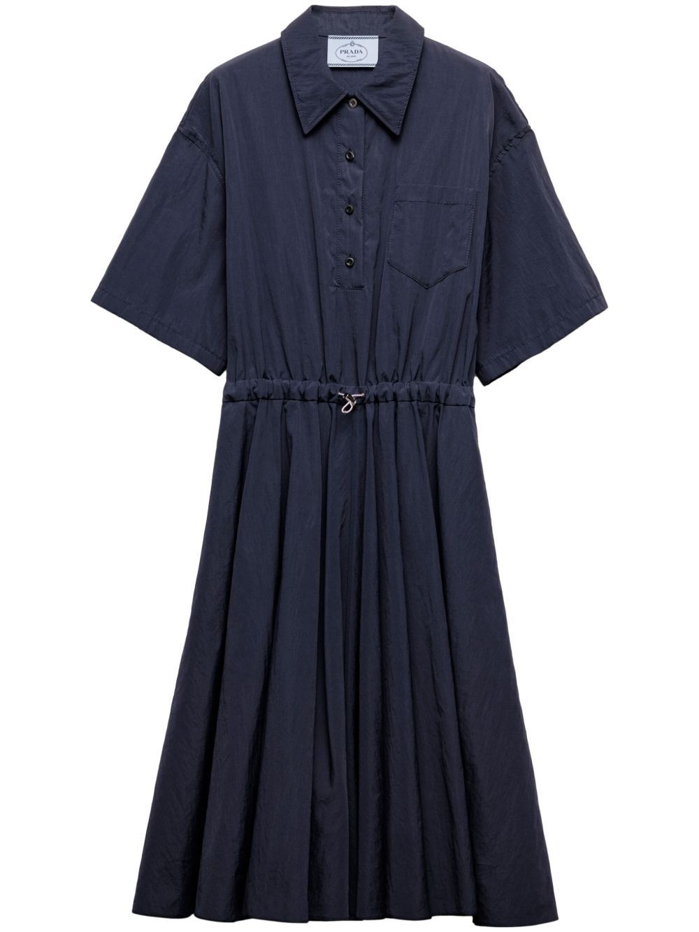 Prada Prada Short Sleeves Dress In Pongè Tec tag size 44 Women - USA Duties Paid Size M / US 6-8 / IT 42-44 - 1 Thumbnail