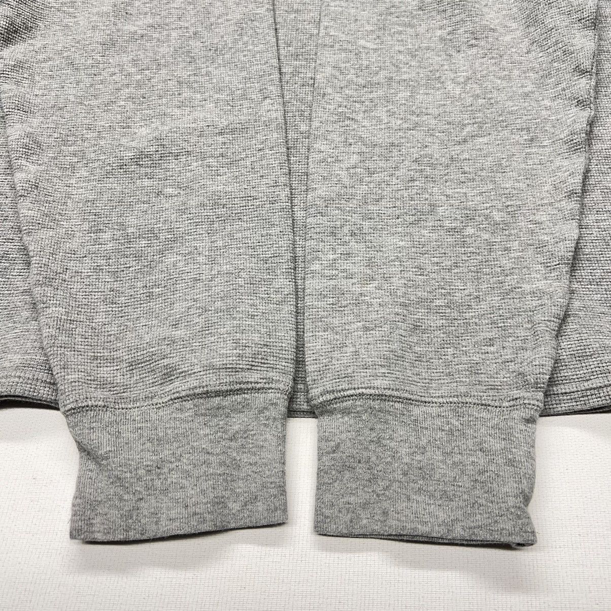 Polo Ralph Lauren Polo Ralph Lauren Thermal Shirt Grey Waffle Knit Logo Y2K Size US L / EU 52-54 / 3 - 8 Thumbnail