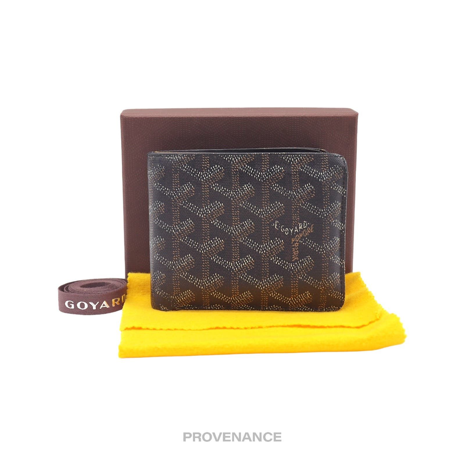 image of Goyard St. Florentin Wallet - Black Goyardine, Men's