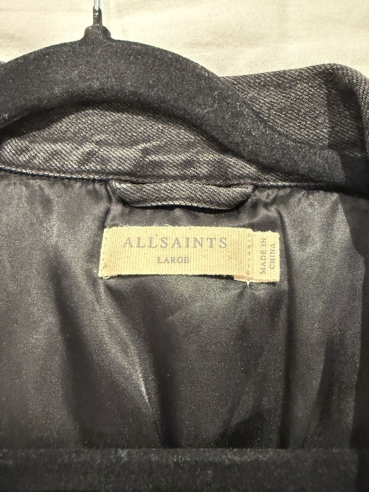 Allsaints ALL SAINTS DENIM JACKET Size US L / EU 52-54 / 3 - 11 Thumbnail