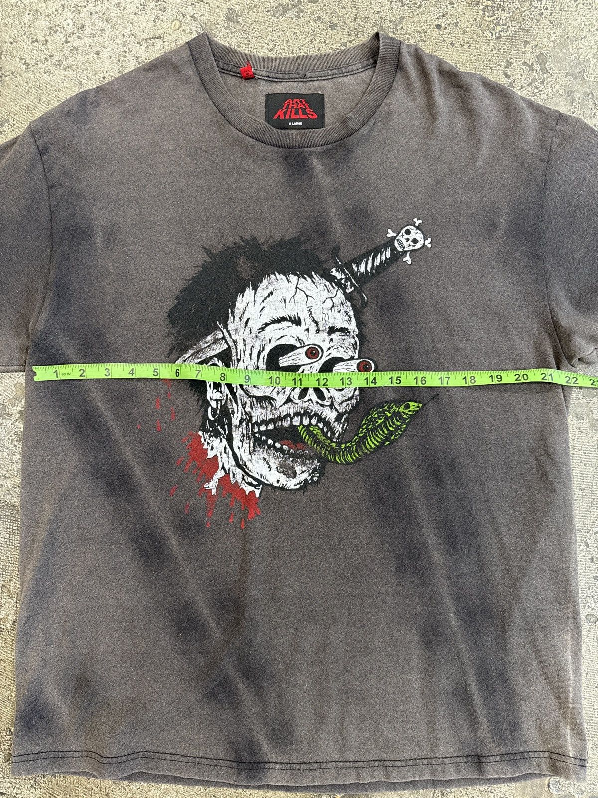 Gallery Dept. Gallery Dept. Glitch T Shirt Sun Faded Black Size US XL / EU 56 / 4 - 3 Thumbnail