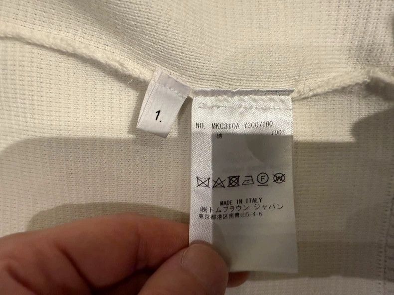 Thom Browne Thom Browne Classic white double-sleeved cardigan jacket 2 Size US S / EU 44-46 / 1 - 6 Thumbnail