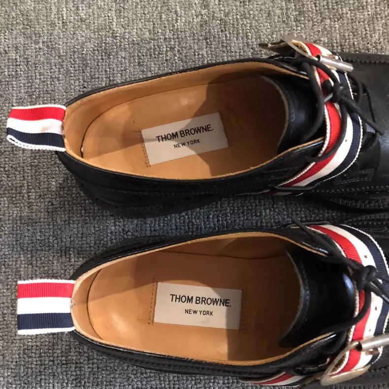 Thom Browne Thom Browne Carved leather shoes with straps Size US 8.5 / EU 41-42 - 5 Thumbnail