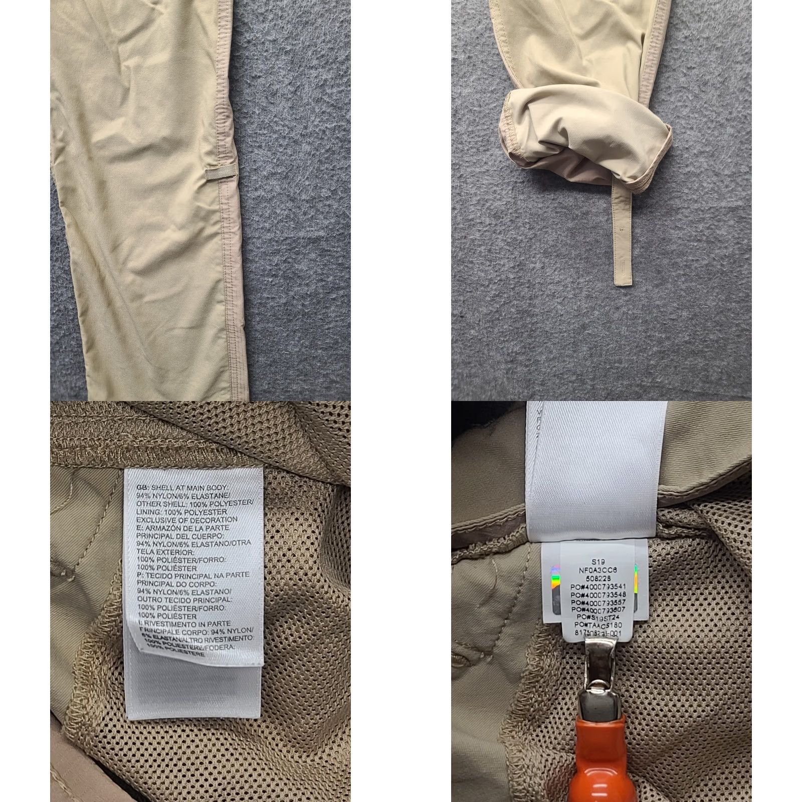 The North Face The North Face Pants Womens Regular Beige 10x32 Aphrodite 2.0 Convertible Hiking Cargo Pants Mens? Womens Size 32" / US 10 / IT 46 - 8 Thumbnail