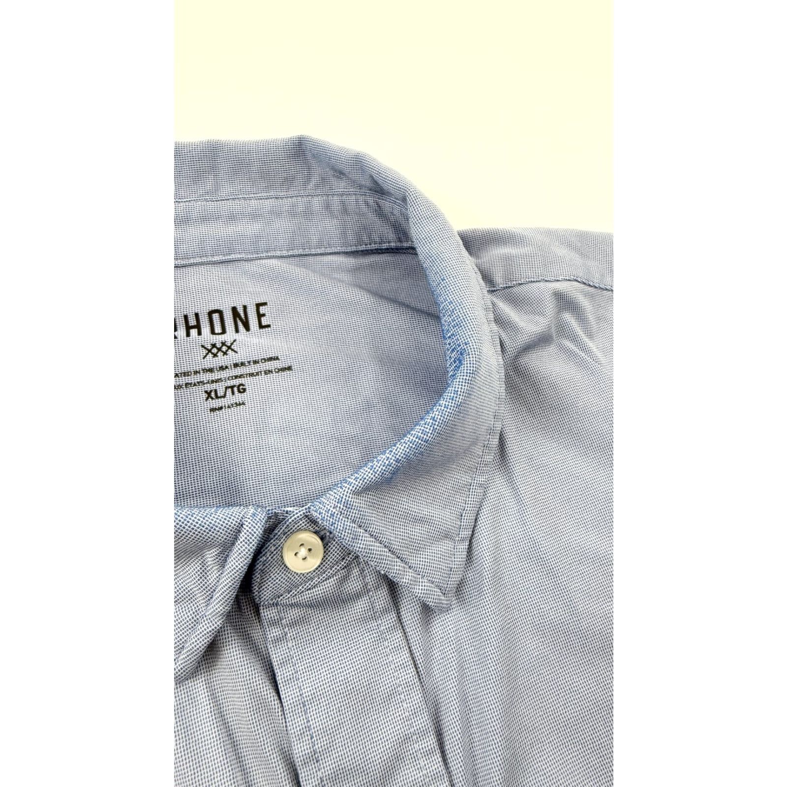 Rhone VINTAGE Rhone Shirt Mens XL Blue Performance Button Down Stretch Dress Holiday 2022 Size 46R - 4 Thumbnail
