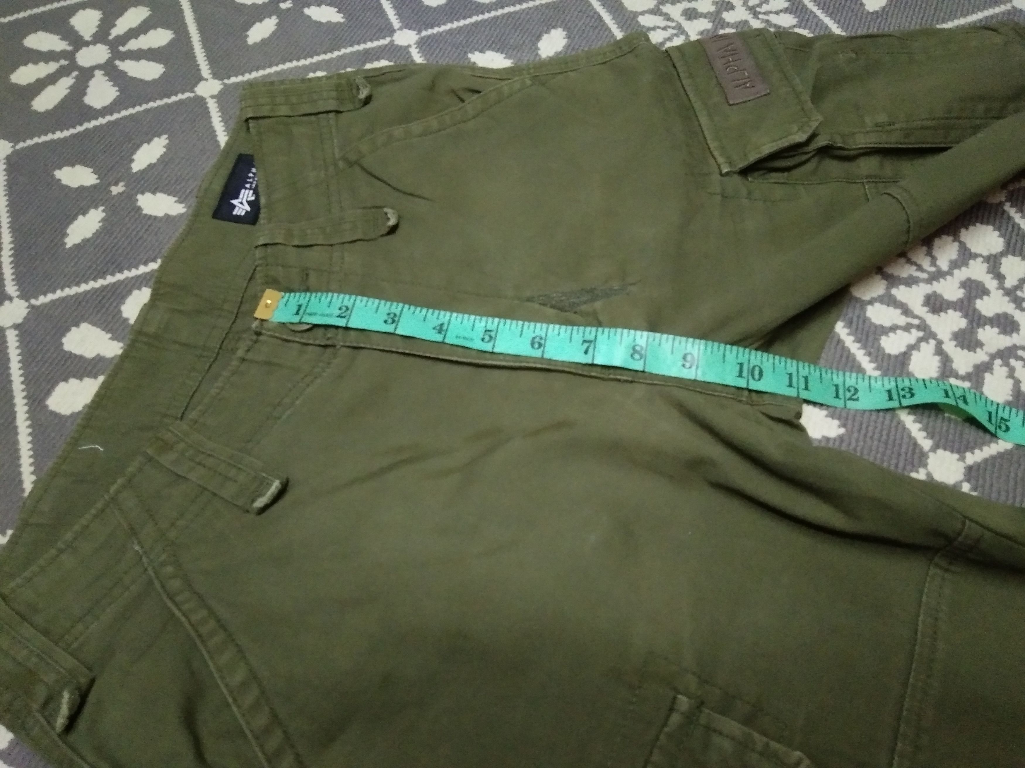 Alpha Industries VINTAGE ALPHA INDUSTRIES 8 POCKETS CARGO PANT. Size US 30 / EU 46 - 17 Thumbnail