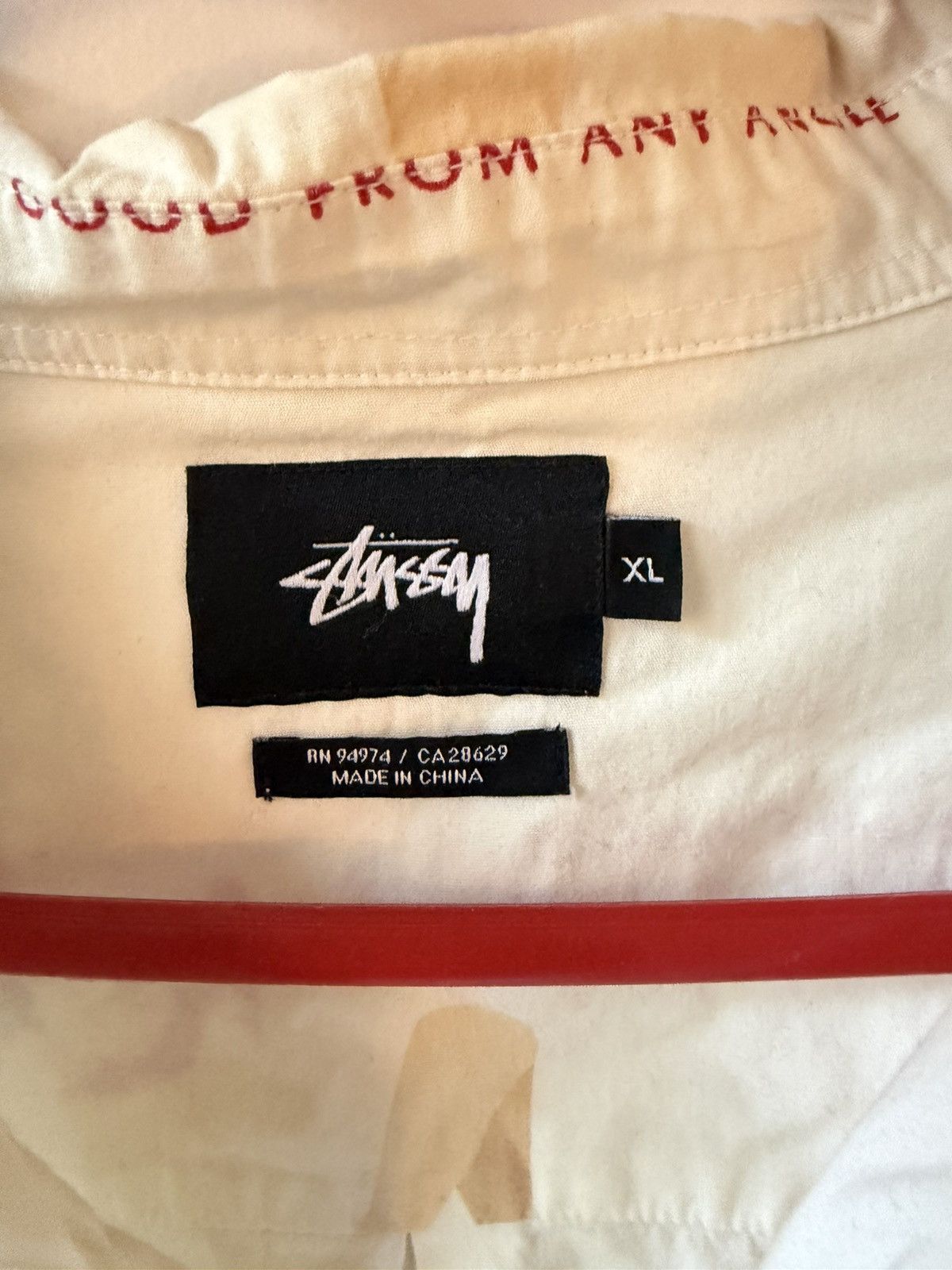 Stussy RARE Stussy Good From Any Angle Collared Shirt Size US XL / EU 56 / 4 - 2 Thumbnail