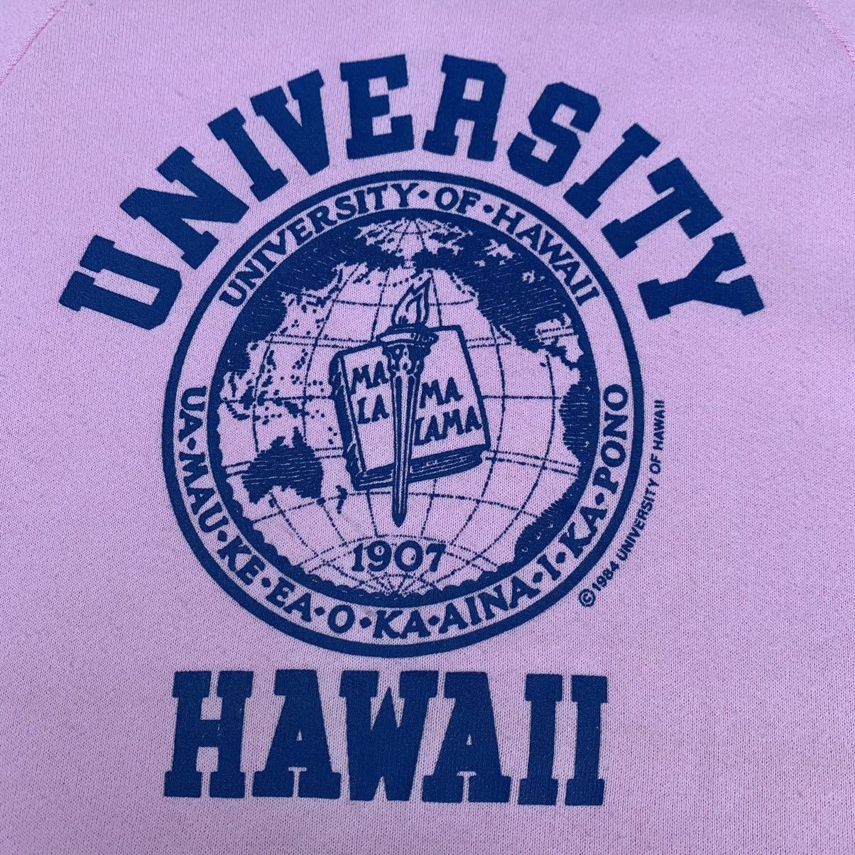 Fruit Of The Loom VINTAGE 1980s FRUIT UNIVERSITY OF HAWAII CREWNECK COLLEGE Size US S / EU 44-46 / 1 - 8 Thumbnail