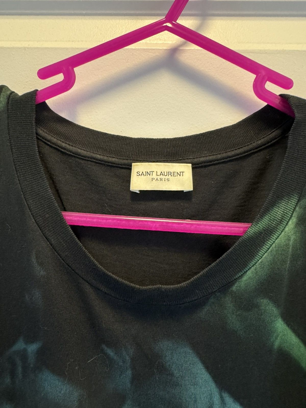 Saint Laurent Paris Saint Laurent Rive Gauche Tie Dye Tee Size US M / EU 48-50 / 2 - 2 Thumbnail