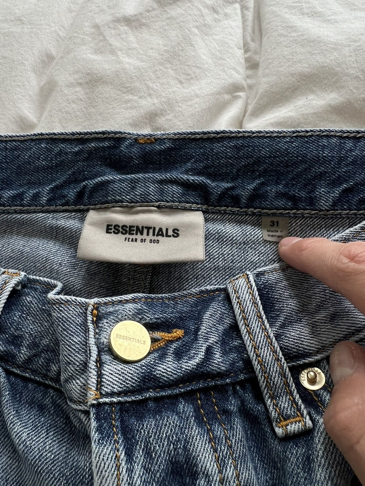 Fear of God Fear of God Essentials denim Size US 31 - 2 Thumbnail