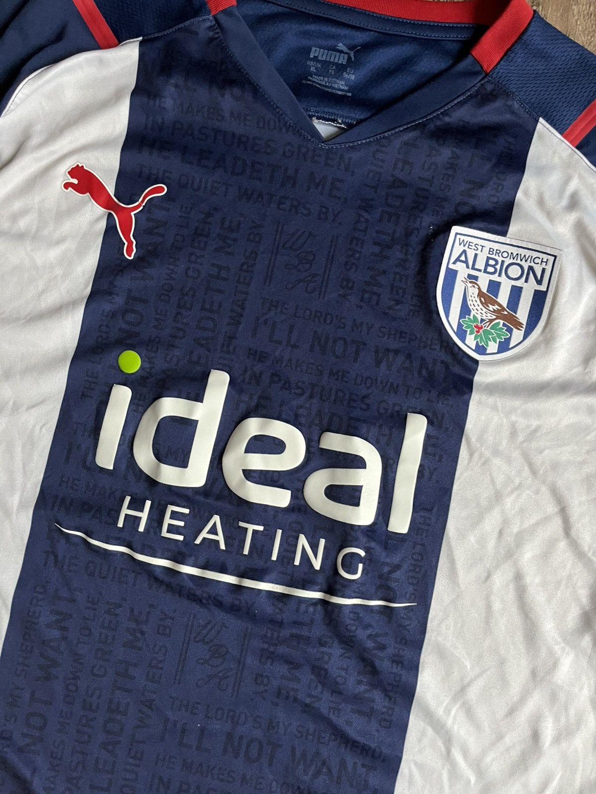 Puma × Vintage Puma West Bromwich Albion Home 2021 2022 Football Jersey Size US XL / EU 56 / 4 - 3 Thumbnail