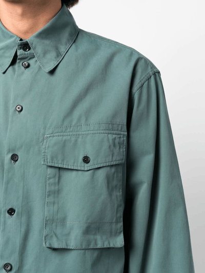 Lemaire Long Military Shirt Size US S / EU 44-46 / 1 - 8 Thumbnail