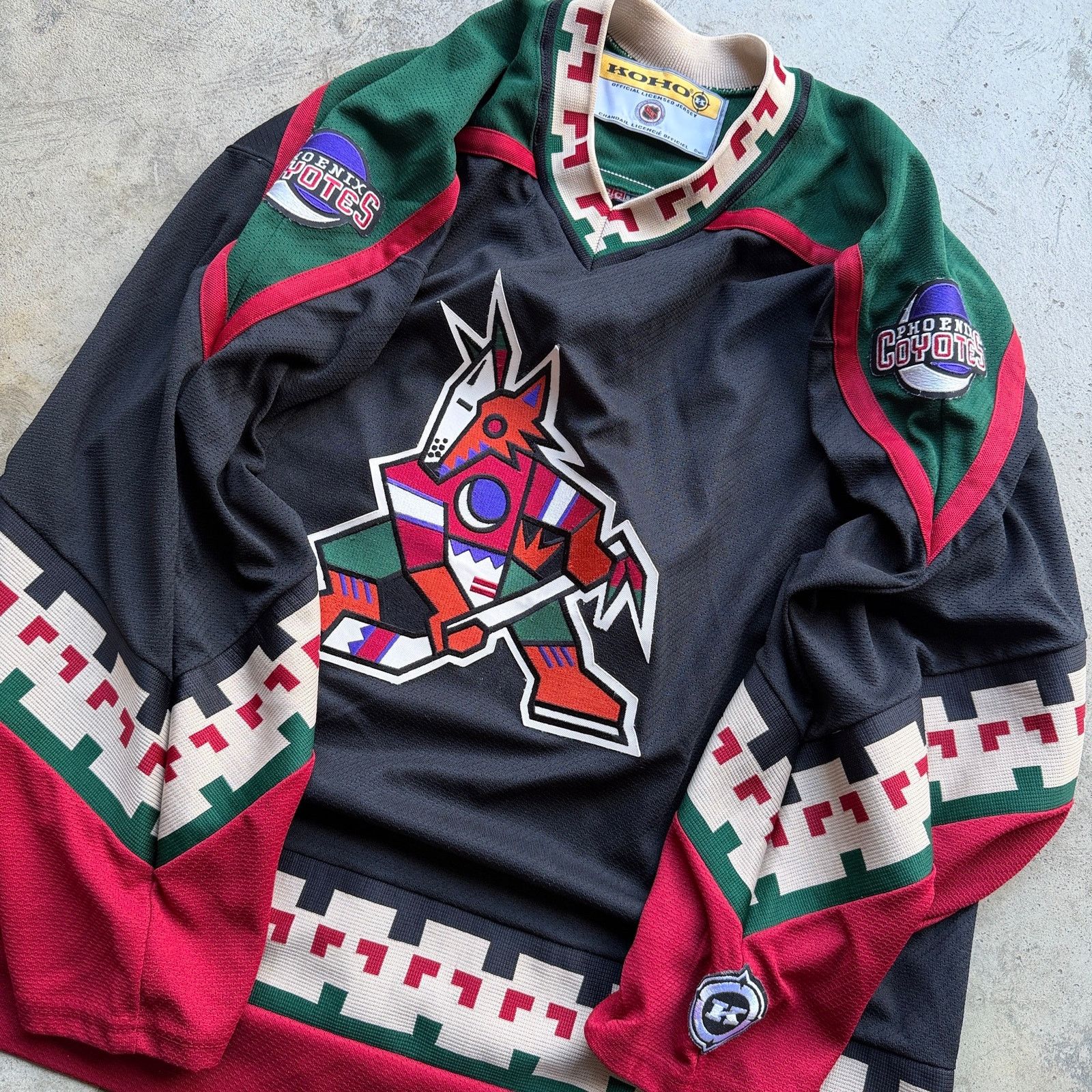 Koho Vintage 90s KOHO Phoenix Coyotes NHL Hockey Jersey XXL Black Size US XL / EU 56 / 4 - 2 Thumbnail
