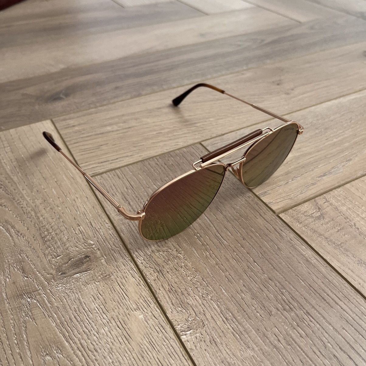 Tom Ford Tom Ford Aviator Sunglasses Rose Gold Size ONE SIZE - 5 Thumbnail