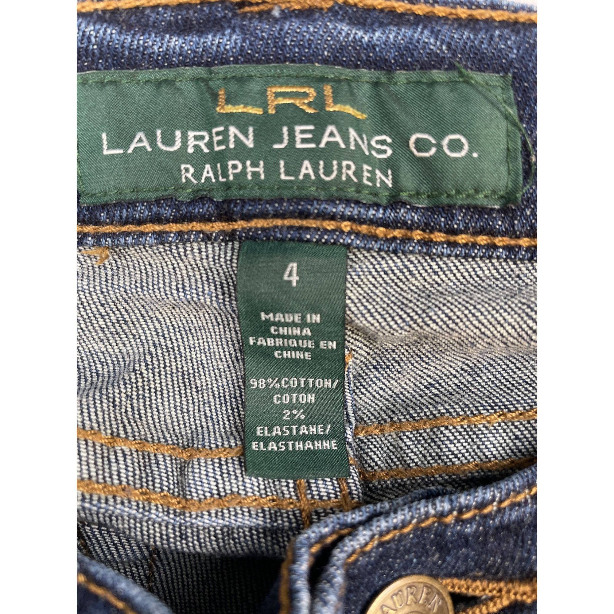 Lauren Ralph Lauren Lauren Ralph Lauren Women's Blue Skinny Jeans Size 4 (26x30) Size 27" / US 4 / IT 40 - 4 Thumbnail