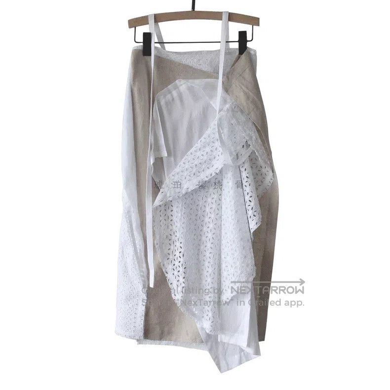 Junya Watanabe Junya Watanabe size S Patchwork irregular deconstructed sk Size 22" - 1 Thumbnail
