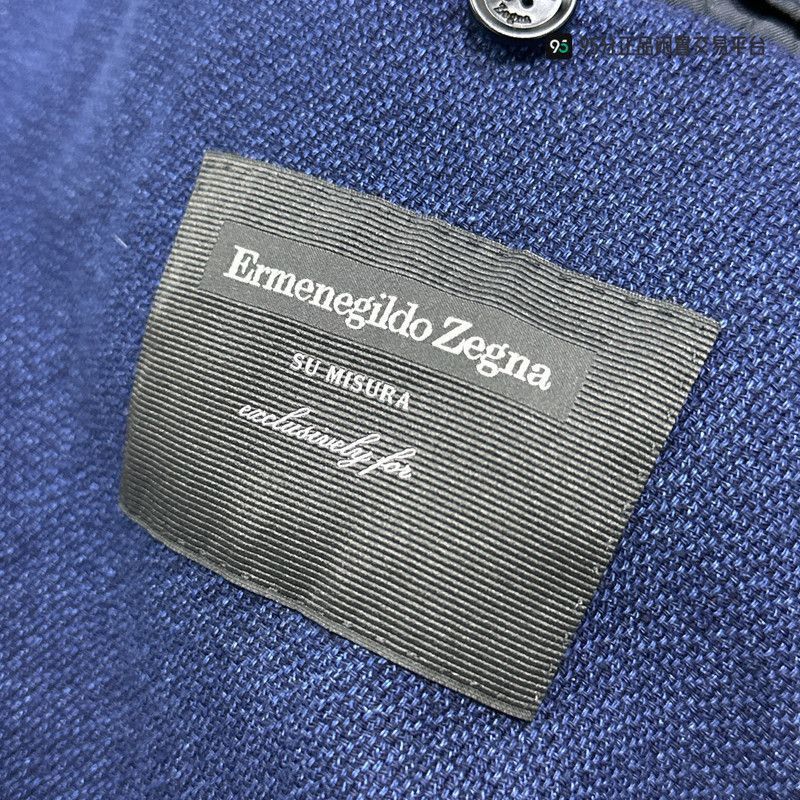 Ermenegildo Zegna Zegna Men's Cotton Handcrafted Suit. Size US L / EU 52-54 / 3 - 1 Thumbnail