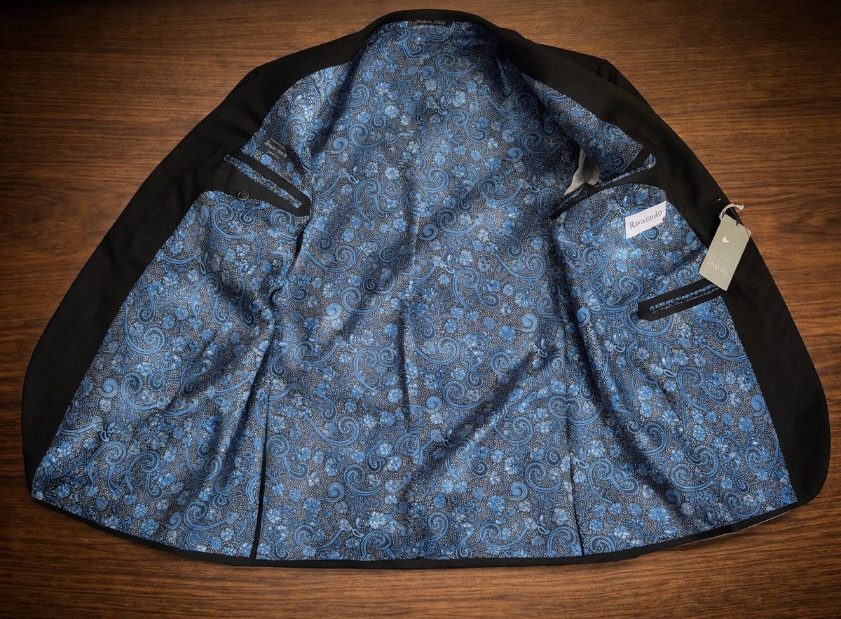 Ravazzolo Ravazzolo Guabello Super 120’s Charcoal Suit 40R/IT50 Size 40R - 3 Thumbnail
