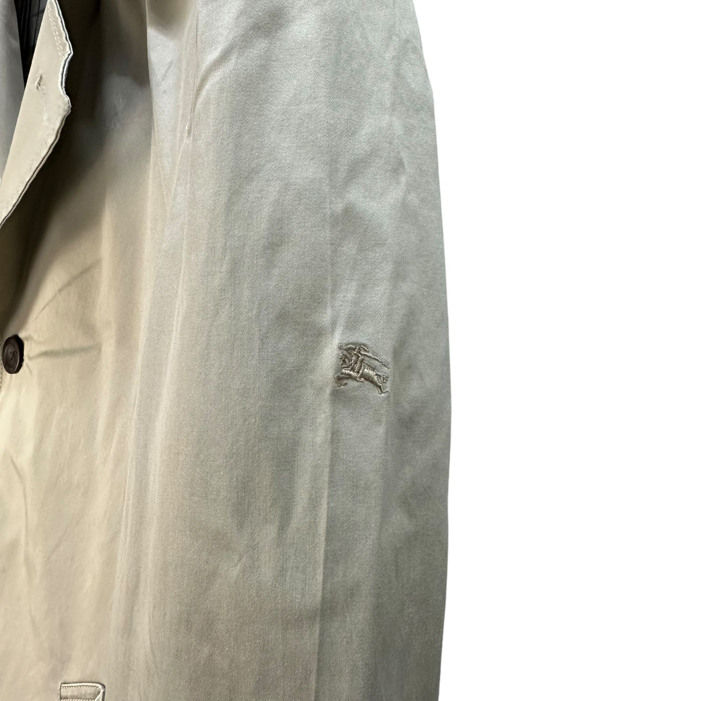 Burberry BURBERRY Embroidery Small Logo Coat Jacket #1508-A62 Size L / US 10 / IT 46 - 7 Thumbnail
