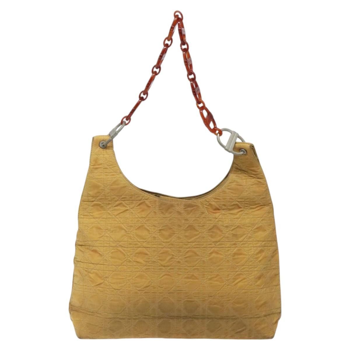 Dior DIOR Canage Shoulder Bag Nylon Yellow Size ONE SIZE - 3 Thumbnail